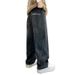 Woven Genius Whale Children's Jeans Spring And Autumn New Wide-Leg Loose Straight-Leg Student Boys' Pants Korean Version_mkmklike.com