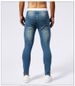 Men's Clothing Distressed Sequined Mid-Rise Stretch Ripped Jeans American Style Flattering Fit_mkmklike.com