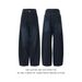 Men's Style Washed Embroidered Whiskered Jeans New Style Dancing Striped Patchwork Wide Leg Straight Trousers_mkmklike.com