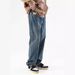 Men's High Street Slim-Fit Jeans – Relaxed Straight-Leg Denim Pants With Flowy Drape For Casual & Streetwear_mkmklike.com