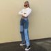 Women's Clothing New Street Hip Hop Contrast Color Patchwork Casual Jeans On Sale_mkmklike.com