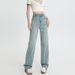 Women's Slim Straight-leg Jeans 2026, Ultra-thin Soft Denim With Lyocell, High-waisted, Fashionable, Slimming, Slightly_mkmklike.com