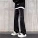 Men's Clothing Black Gradient Flared Jeans High Street Style Straight Leg Slim Fit Long Pants Vibe For Men And Women Spring Collection Retro_mkmklike.com