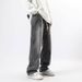 Men's Washed Denim Jeans Straight Leg Loose Fit Retro Distressed Street Style Hip Hop Pants Spring Autumn European American_mkmklike.com
