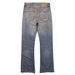 Vintage-style Yellow Mud Logging Knife-cut Casual Jeans For Men And Women_mkmklike.com