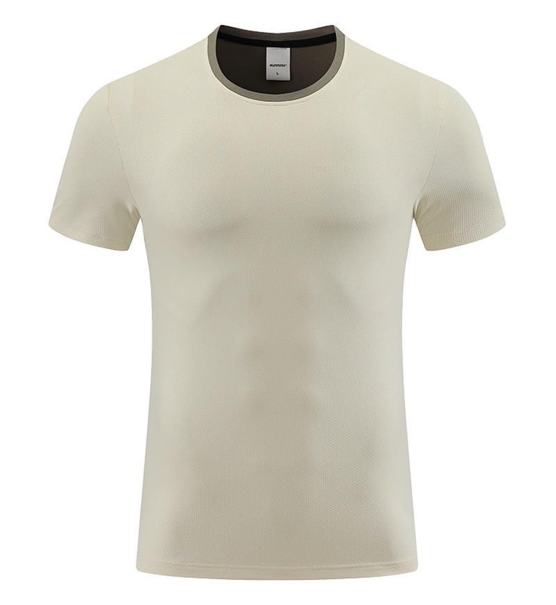 Men's Clothing Sports Short-Sleeved T-Shirts Casual Tops Fitness Training Clothes Quick-Drying Clothes Running_mkmklike.com
