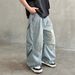 "Boys' Lightweight Tencel Jeans - Breathable Anti-Mosquito Loose Fit Pants For Summer"_mkmklike.com