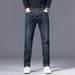 Nordmann Clearance Sale Spring And Autumn Men's Small Straight Mid-Waist Stretch Casual Jeans Versatile Long Pants For Men_mkmklike.com