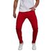 Men's Slim Fit Casual Trousers - Stretch Comfort, Solid Color, Versatile For Office & Daily Wear (Black/White/Gray, S-XXL)_mkmklike.com