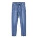 Large Size Men's Clothing Spring And Summer Loose Straight Jeans Men's Elastic And Fattened Large Size Denim Trousers Men's Cross-border Wholesale_mkmklike.com