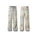 Vintage Washed Distressed Denim Jeans For Men & Women - Relaxed Fit Wide Leg High Street Straight Pants_mkmklike.com