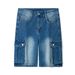 Men's Tight Stretch Denim Shorts Summer Trendy Versatile Workwear Cross Border Five Point Pants Hot Selling Exclusive Clothing_mkmklike.com