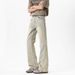 Men's Clothing American Cleanfit High Street Jeans For Men Men's Cleanfit High Street Jeans - Slim Fit Bootcut Casual Denim Pants For Everyday Wear_mkmklike.com
