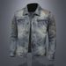 Loom Rro Label Denim Men Korean Version Slim Fit Trendy Brand European And American Stre Nightclub Riding Motorcycle_mkmklike.com