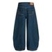 Vintage Washed Blue Relaxed Fit Streetwear Jeans For Men - Retro Denim Pants With Distressed Details_mkmklike.com