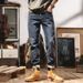 Large Size Men's Clothing Quality Autumn And Winter Towel Bottom Embroidered Jeans Men Plus Fat Plus Size Slim Fit Fat Jeans Men_mkmklike.com