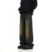 Vintage Washed Denim Jeans For Men – Relaxed Straight-Leg Streetwear Pants With Distressed Details, High-Waisted Loose Fit (S-3XL, Retro Blue)_mkmklike.com