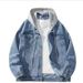 American Style Hooded For Men, Spring And Autumn Vintage Workwear Jacket, Versatile Turn-Down Collar Top, Cross-Border_mkmklike.com