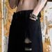 Black And White Patchwork Ripped Jeans Slim Fit High Straight Leg Trendy Brand Street Floor Pants_mkmklike.com