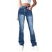 Women's Clothing Retro Hot Girl Jeans Tight Slim Fit High Stretch Micro-pants_mkmklike.com