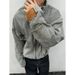 Easy To Flip-flop Denim Jacket Men's Deconstruction Niche Design Sense Boxy Version Top Stand-up Collar Loose Jacket_mkmklike.com