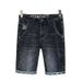 Men's Clothing Men's Summer Thin High End Denim Shorts Trendy Brand Loose Straight Shorts High End Fashion Print Shorts_mkmklike.com