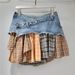 Women's Clothing Low Waist Patchwork Denim Skirt For Women Stylish And Age Reducing Personality Patchwork Design Irregular Skirt Trend_mkmklike.com
