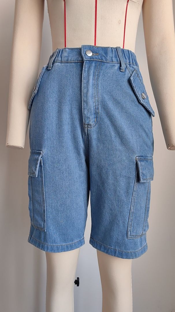 K Women's New Style Personalized Denim Workwear Shorts_mkmklike.com