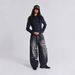Women's High-Waisted Washed Denim Jeans Retro Y2K Style Loose Wide Leg Trousers European American Fashion High Street Wholesale_mkmklike.com