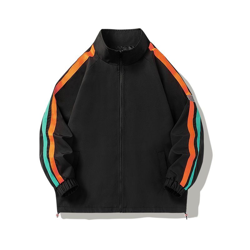 2023 Autumn Thin Loose Trendy Brand In Stock Zipper Coat Flight Jacket Men's Casual Cardigan_mkmklike.com