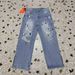 Men’s Ripped Knee Destroyed Jeans – High-Waisted Streetwear Denim Pants With Distressed Details (XL-3XL, Light/Medium Wash)_mkmklike.com
