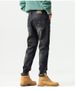 Men's Stretch Slim Fit Straight Leg Jeans With Retro Distressed Patchwork Design, Comfortable Cotton Denim For Casual Wear_mkmklike.com