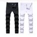 Men's Clothing2026 Denim Jeans, Slim Fit, Casual, Black And White, Trendy._mkmklike.com