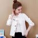 Chicco Chicco Spring And Autumn New Women's Korean Style Slim Fit Thin Versatile Denim Short Colorful Casual Lady Jacket Top Trendy_mkmklike.com