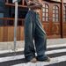 Designer Women's High Waist Straight Leg Jeans Plus Size Slimming Spring/Autumn Loose Fit Pear Shaped Figure Denim_mkmklike.com