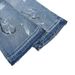 Men's Washed Flared Jeans Trendy High Street Style With Splattered Design Casual Straight Leg Blue Denim Pants_mkmklike.com