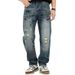 Men's Slim Fit Straight Leg Jeans Embroidered Ripped Retro Style Trendy Cool Denim Summer New_mkmklike.com
