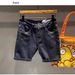 Men's Slimming Black Denim Shorts Summer Thin Trendy Brand Five Point Loose Straight Leg Korean Style Versatile_mkmklike.com