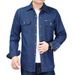 Pulse Loose Fit Denim Summer Autumn Plus Size Long Sleeve Men's Workwear Youth European And American Spring Sun Protection_mkmklike.com