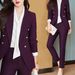 Women's Clothing New Fashion temperament business wear slim suit workwear set_mkmklike.com