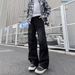 Men's Oversized Cargo Jeans With Pockets American High Street Style Loose Wide Leg Trousers Trendy Paratrooper Casual Autumn Wear_mkmklike.com