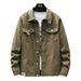 Loom Denim Trendy Brand European And American Style Loose Short Men's Top Fashion 2024 Spring Retro Jacket_mkmklike.com