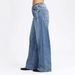 Women's Embroidered Low Rise Jeans High Street Style Trendy Trousers Washed Loose Straight Leg Pants European American Style_mkmklike.com