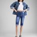Women’S Washed Denim Capri Jeans – Classic Straight-Leg Crop Pants Light Washed Denim Casual & Office Wear_mkmklike.com