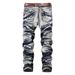Men's straight retro trendy pants_mkmklike.com