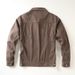 2025 Spring Trendy American Cowboy Men's High Street Loose Work Jacket, Collar Top, Pure Cotton_mkmklike.com