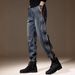 Men's Clothing Heavy Weight Design Stitching Overalls Trendy Loose Casual Leggings Pants_mkmklike.com