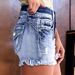 Women's Clothing Summer New Fashion Ripped Raw Edge Washed Denim Shorts Women's Pants_mkmklike.com