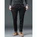 Foreign Trade High-end Simple And Versatile Black Jeans Light Luxury Fashion Bright Line Design Sense Slim Casual Versatile Men's Pants_mkmklike.com