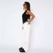 Women's Straight Leg Jeans - Classic Mid Rise Non-Stretch Denim Pants For Effortless Street Style In White/Light Blue/Black/Gray (S-XL)_mkmklike.com